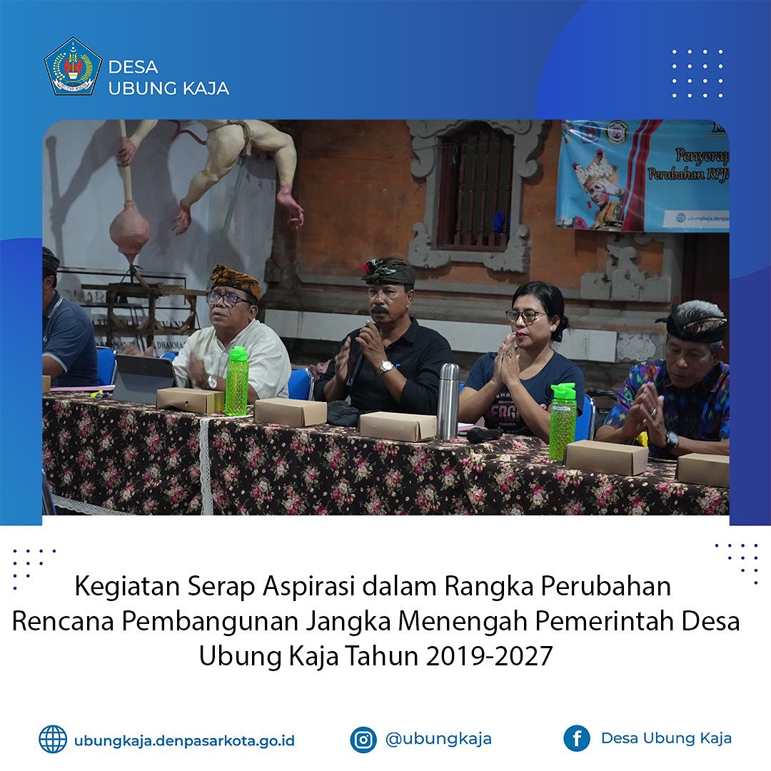 Musyawarah Dusun Perubahan RPJM Desa Ubung Kaja 