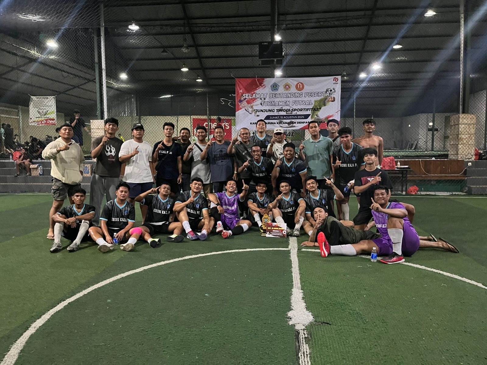 Tim Futsal Desa Ubung Kaja Raih Juara I Lomba Futsal Tingkat Kecamatan Denpasar Utara Tahun 2025