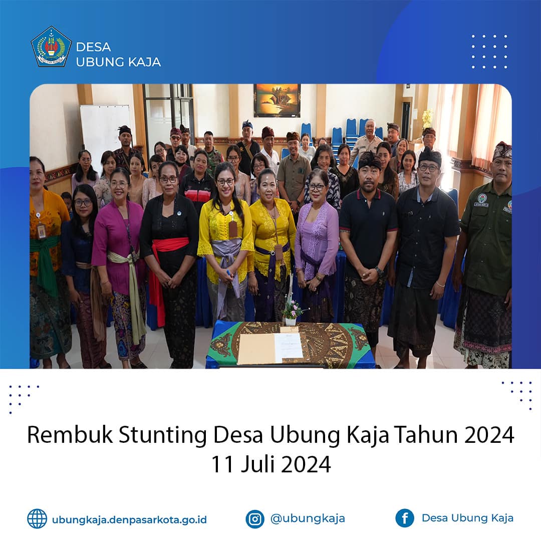 Rembuk Stunting Desa Ubung Kaja Tahun 2024