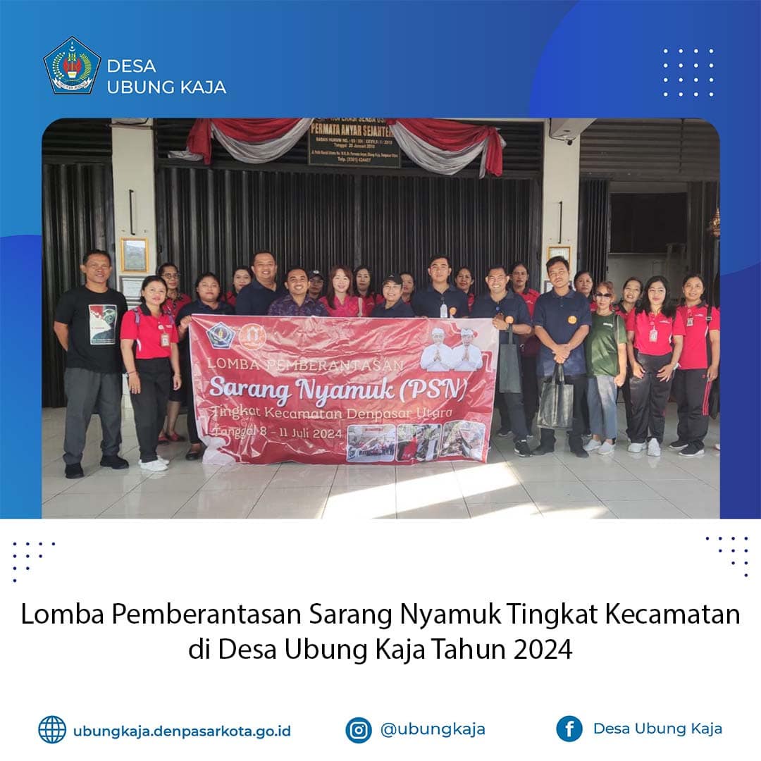 Penilaian Lomba PSN tingkat Kecamatan Denpasar Utara Tahun 2024