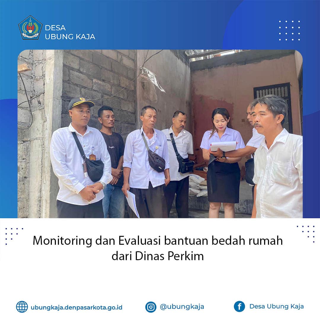 Monitoring dan Evaluasi Bedah Rumah