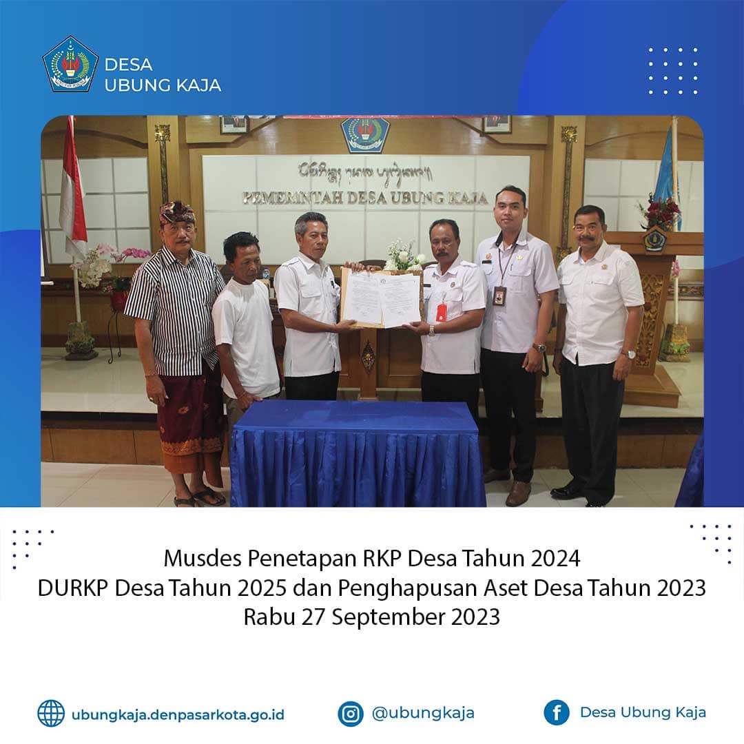 Musyawarah Desa tentang RKP Desa Tahun Anggaran 2024