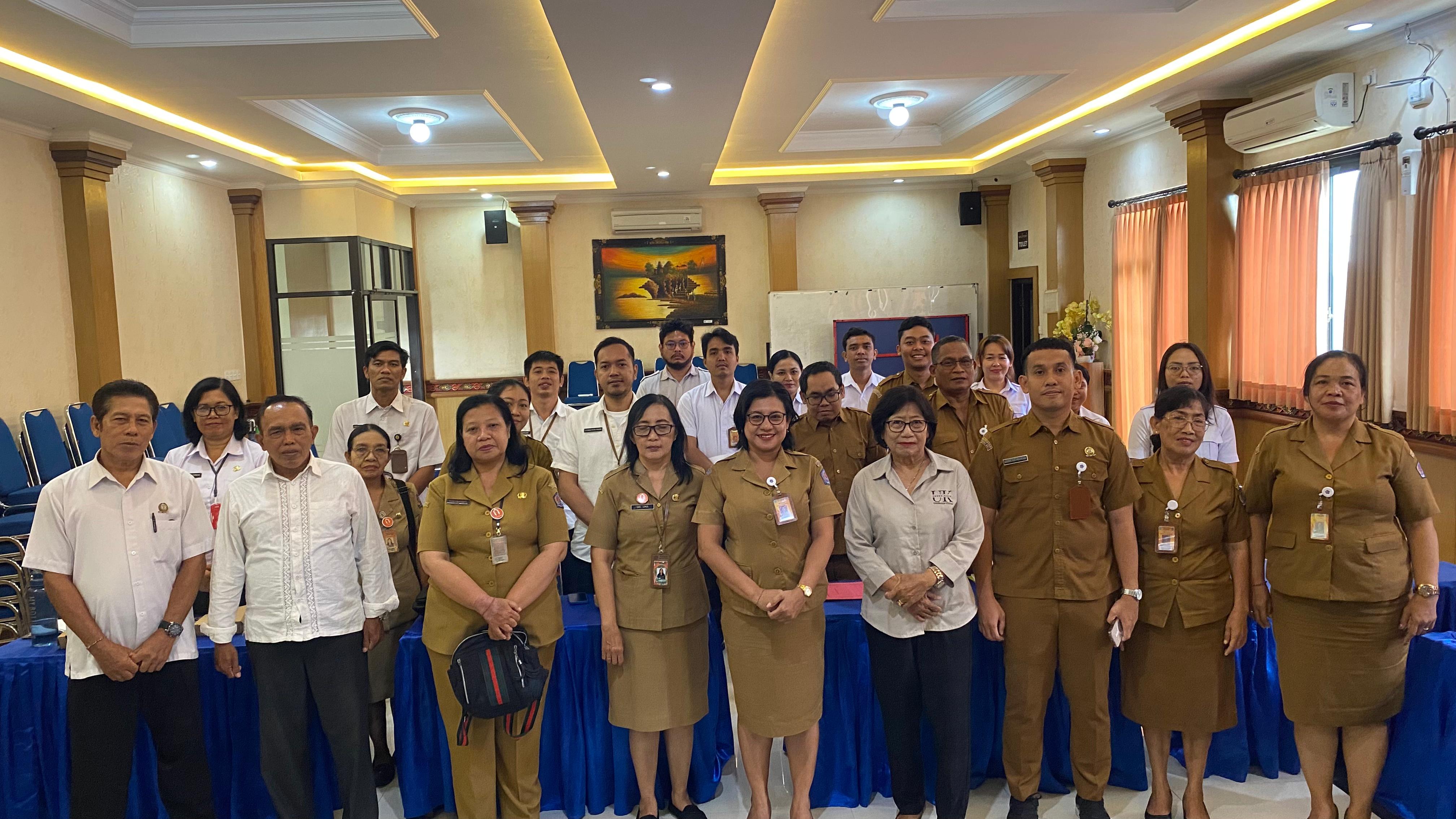 Pemerintah Desa Ubung Kaja Terima Kunjungan Camat Denpasar Utara untuk Monitoring dan Evaluasi Potensi dan Administrasi Desa Tahun 2025