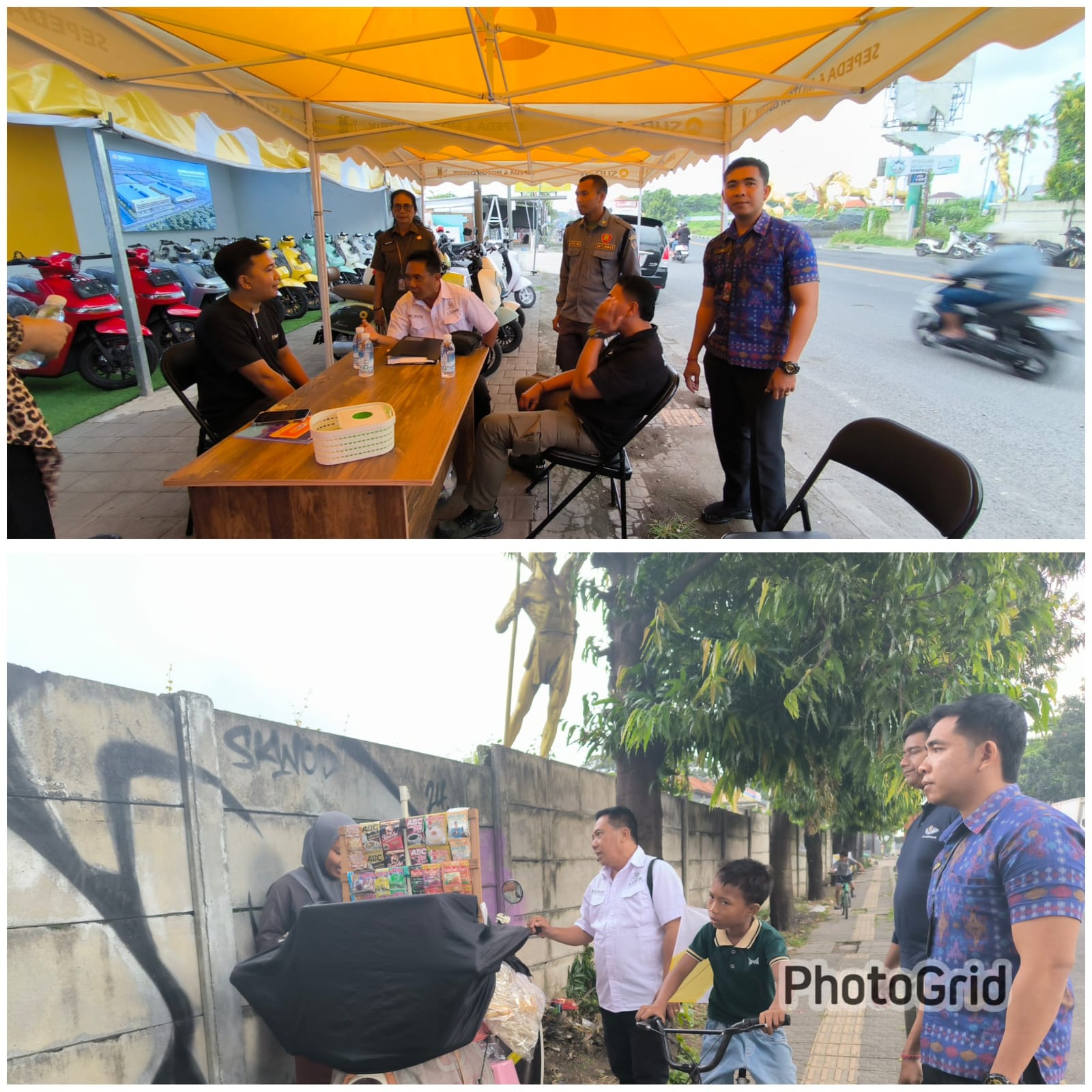 Pembinaan Dan Penindakan Pedagang Di Jalan Cargo Permai Depan Citraland