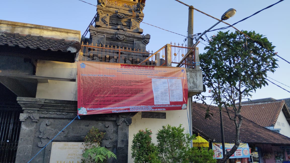 INFORMASI PERSYARATAN BAKAL CALON PERBEKEL DESA UBUNG KAJA PERIODE 2019 - 2025