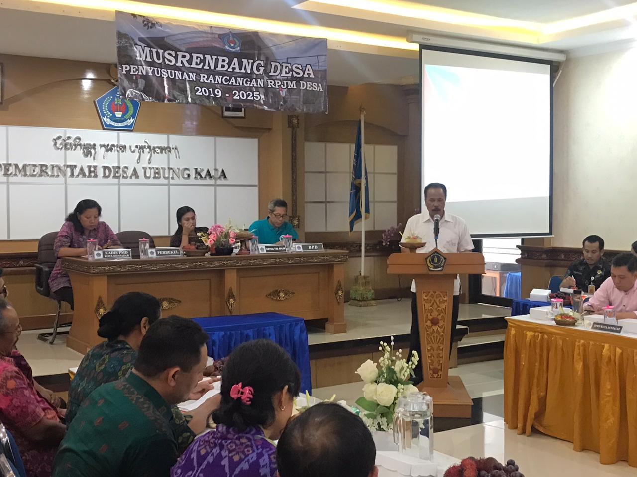 MUSRENBANG DESA PENYUSUNAN RANCANGAN RPJM DESA 2019 - 2025