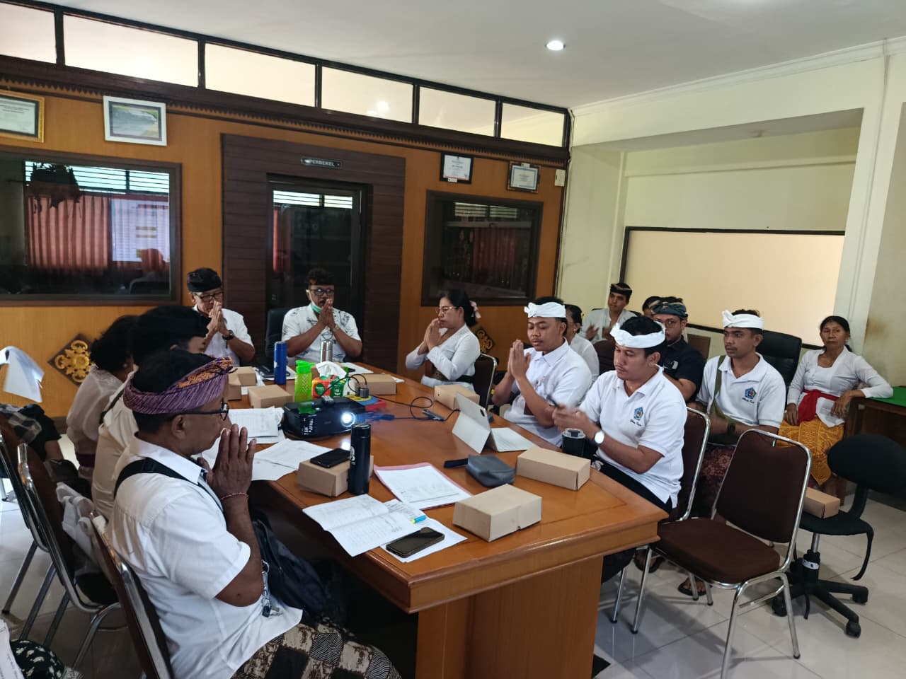 Musyawarah BPD Ubung Kaja Bahas APBDes Tahun 2026