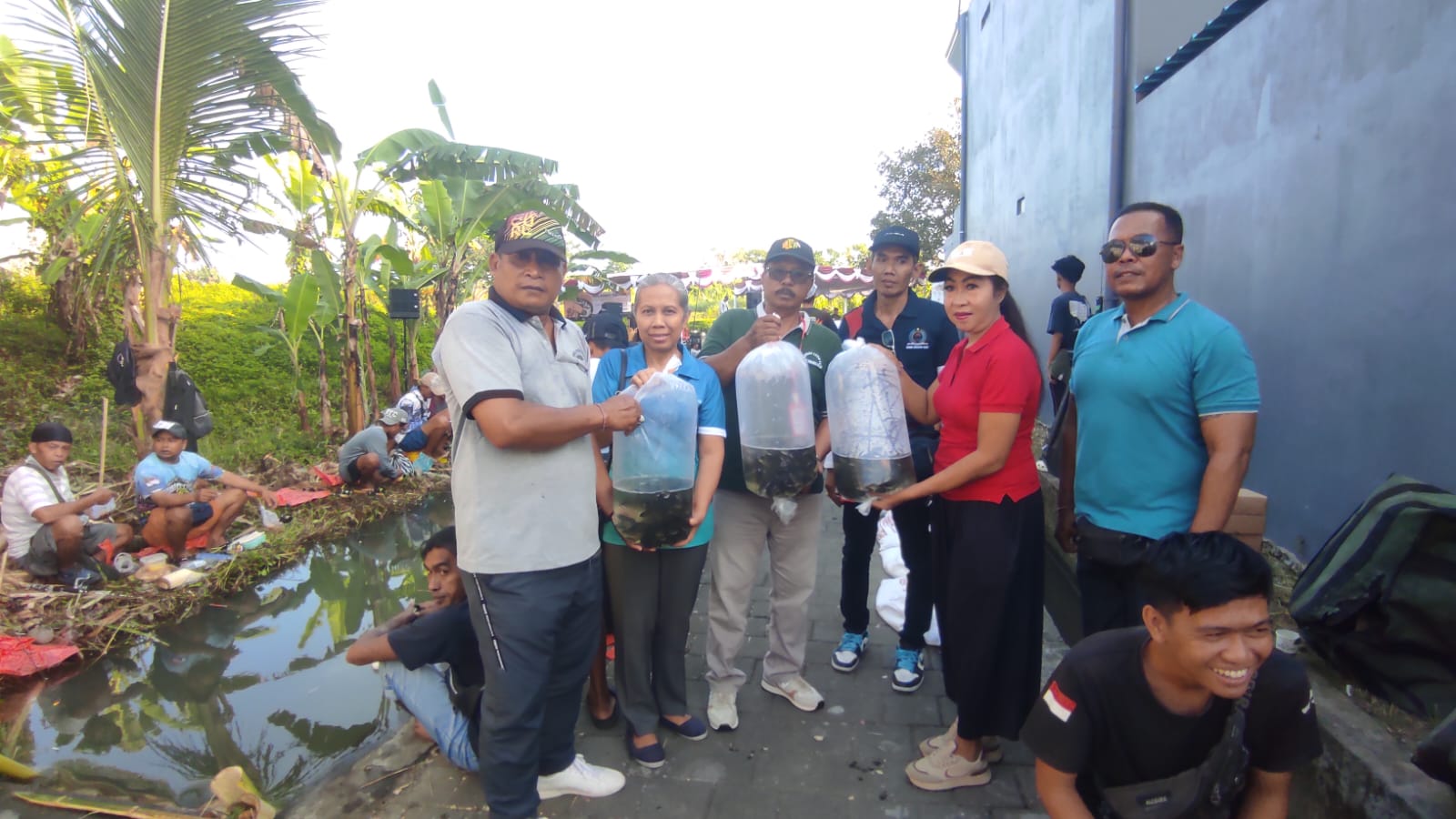 Lomba Mancing Lele Meriahkan Bulan Bakti Gotong Royong Masyarakat Tahun 2026 di Desa Ubung Kaja