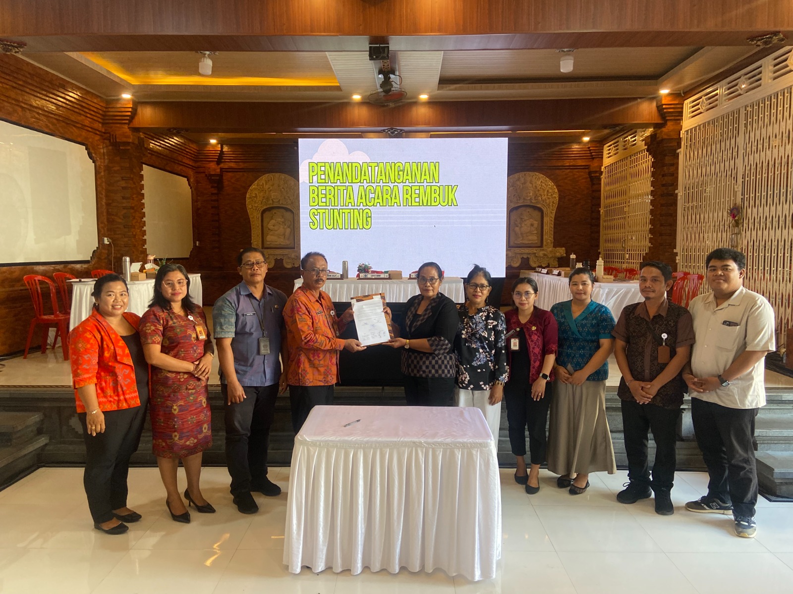 Kegiatan Rembuk Stunting Desa Ubung Kaja Tahun 2026